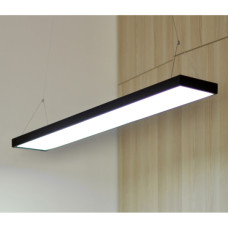 Світильник Євросвітло Sign-48 підвісний лінійний на тросах 48Вт 4200К чорний