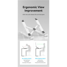 Підставка до ноутбука VENTION Laptop X-type Stand White ABS 83-170мм (KDNW0)