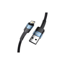 Дата кабель USB 2.0 AM to Lightning 2.0m 2.4A blue Essager (EXCL-XCA03)