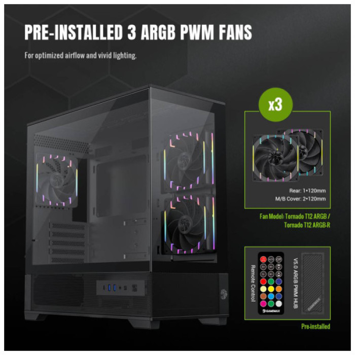 Корпус для ПК Gamemax VISTA 2 MB