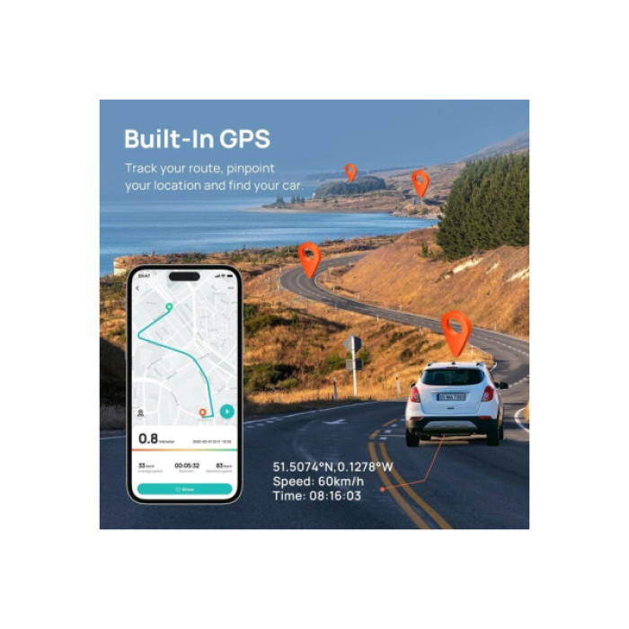 Відеореєстратор Xiaomi 70mai Dash Cam 4K A810S-2 Set (1182548)