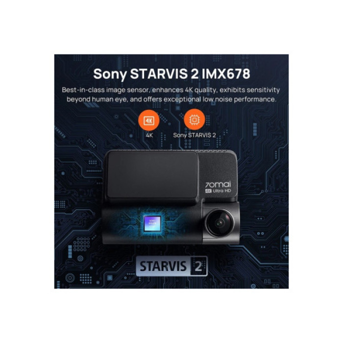 Відеореєстратор Xiaomi 70mai Dash Cam 4K A810S-2 Set (1182548)