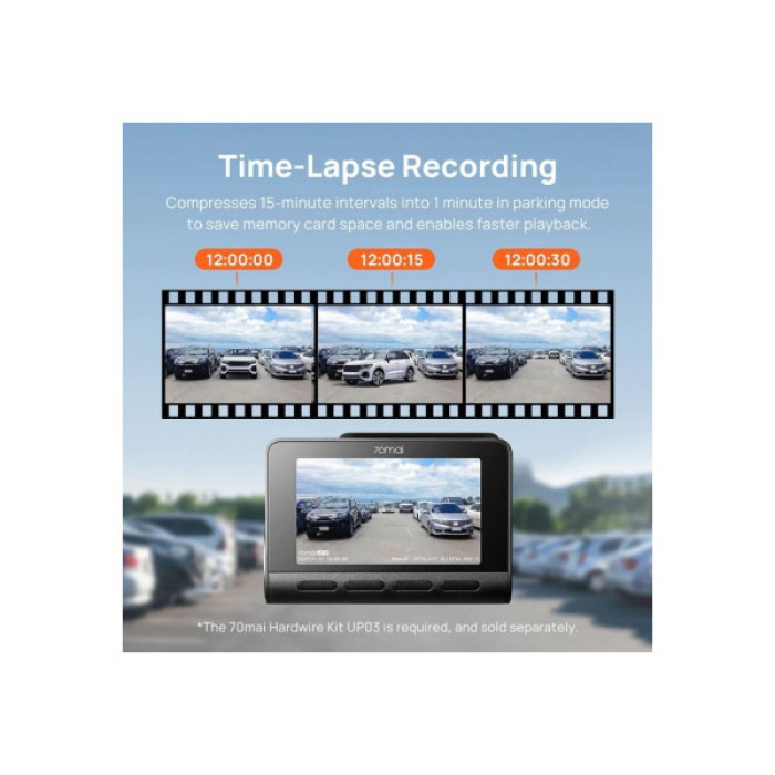 Відеореєстратор Xiaomi 70mai Dash Cam 4K A810S-2 Set (1182548)