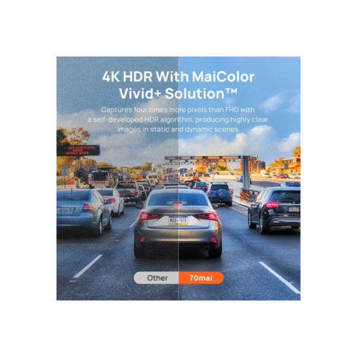Відеореєстратор Xiaomi 70mai Dash Cam 4K A810S-2 Set (1182548)