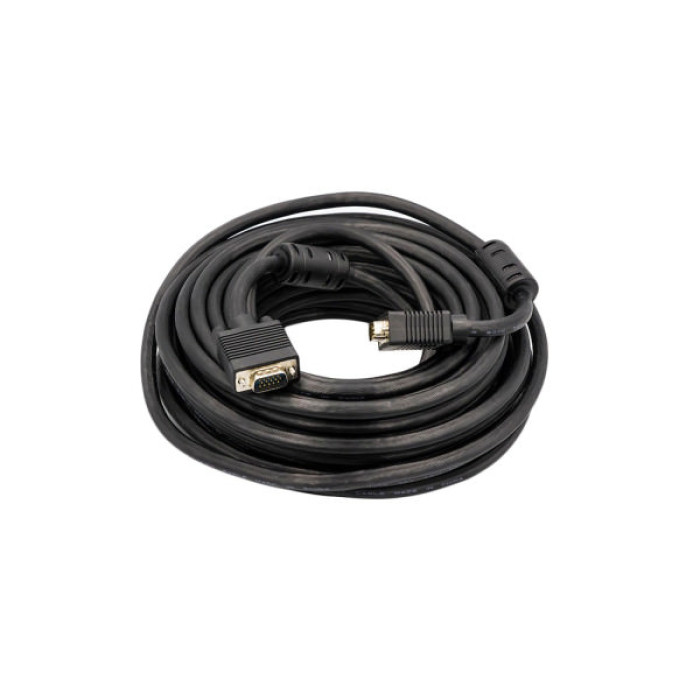 Кабель мультимедійний VGA M to VGA M 15.0m PowerPlant (CA911035)