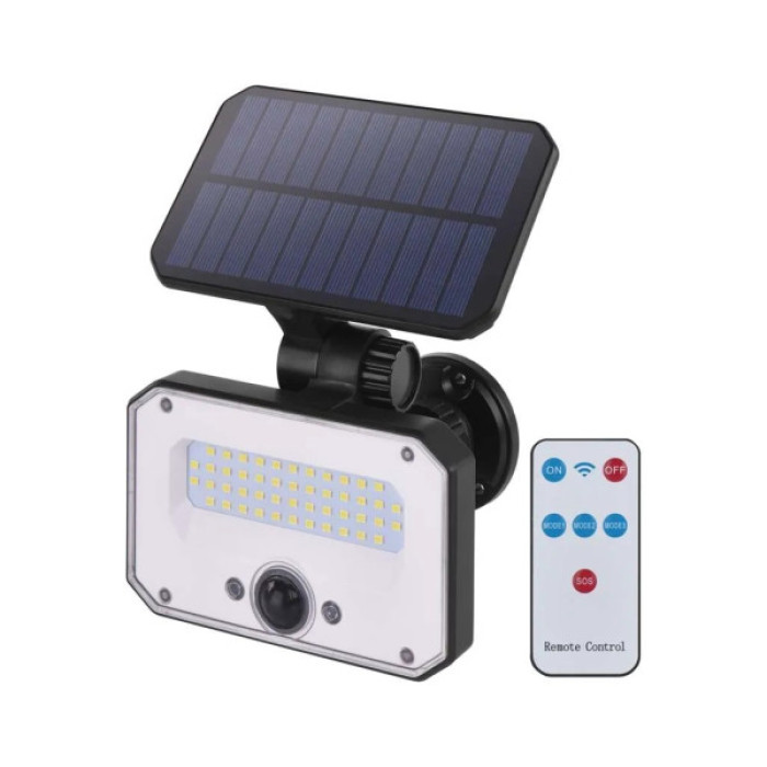 Прожектор EMOS сонячний світлодіодний 1500 лм IP54 4000K PIR (ZG132S)