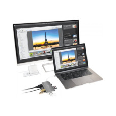 Порт-реплікатор J5create Dock-Station USB-C 9-in-1 (хаб/HDMI/PD/картридер) (JCD383-N)
