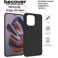 Чохол до мобільного телефона BeCover Motorola Edge 50 Neo Black (712744)