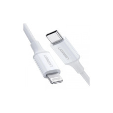 Дата кабель USB-C to Lightning 1.0m 3A US171 white Ugreen (10493)