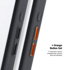 Чохол до мобільного телефона Armorstandart Unit MagCase Apple iPhone 17 Black + Orange Button Set (ARM90579)