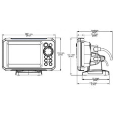 Ехолот Lowrance EAGLE-5 SPLITSHOT HD ROW (000-16112-001)