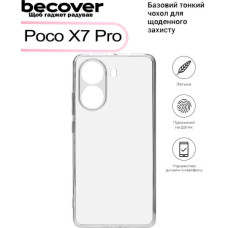 Чохол до мобільного телефона BeCover Poco X7 Pro Transparancy (713483)