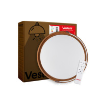 Світильник Vestum COLISEUM матовий 60W 395*60мм 3000К-6500К з ДК біле золото (VS-91065)