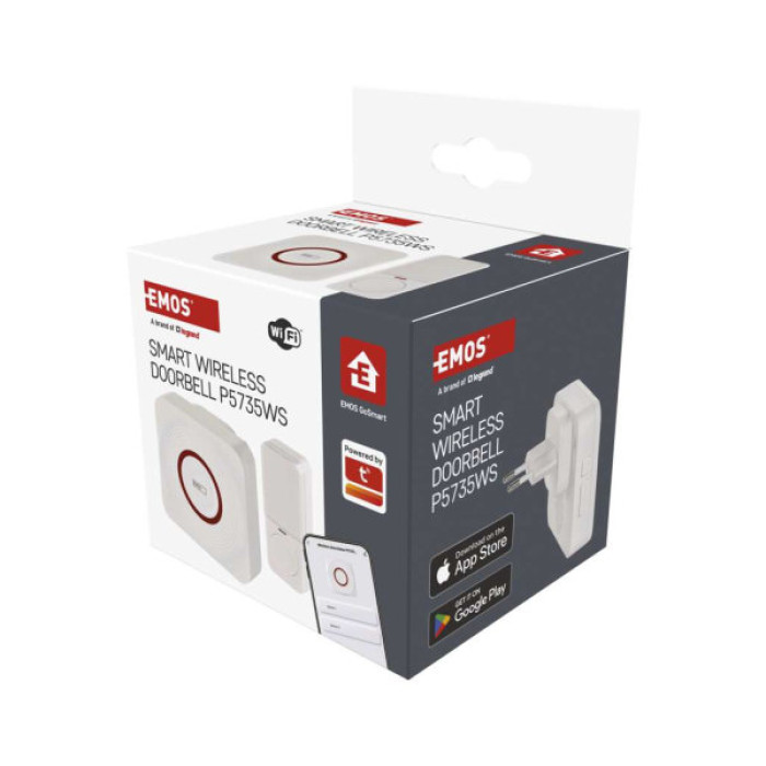 Дверний дзвінок EMOS бездротовий EMOS P5735WS WiFi (P5735WS)