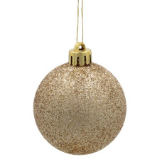 Ялинкова іграшка Chomik пластикові кульки 20 шт, 5 см, золотисті (5900779893801_2)