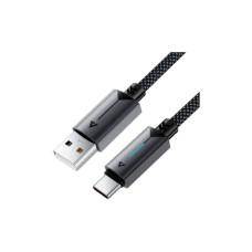 Дата кабель USB 2.0 AM to USB-C 1.2m 60W black Acefast (6974316284482)