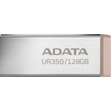 USB флеш накопичувач ADATA 128GB UR350 Silver/Beige USB 3.2 (UR350-128G-RSR/BG)