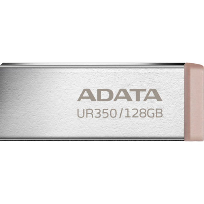 USB флеш накопичувач ADATA 128GB UR350 Silver/Beige USB 3.2 (UR350-128G-RSR/BG)