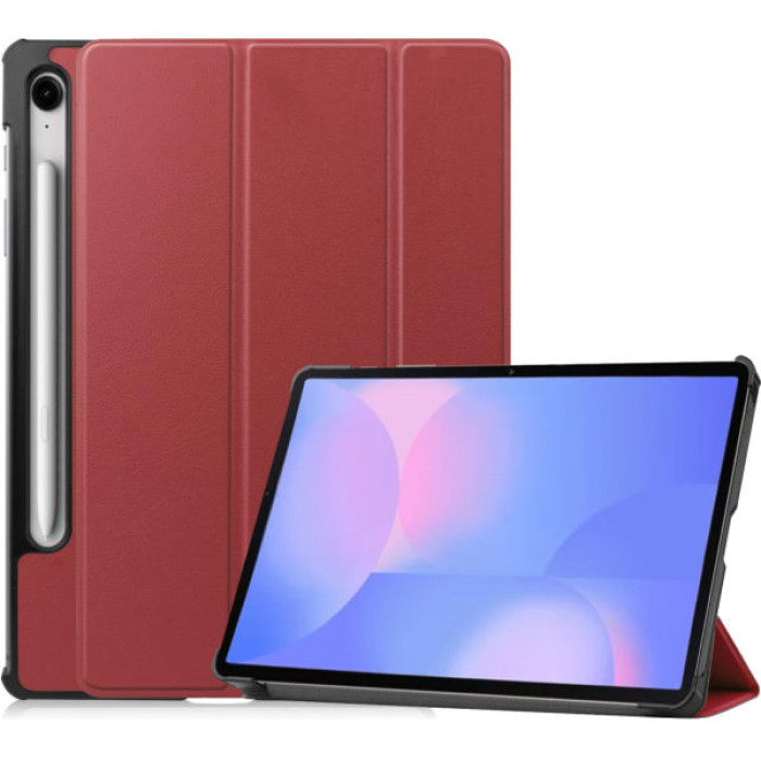 Чохол до планшета BeCover Smart Case Samsung Galaxy Tab S10 FE Plus (SM-X620/SM-X626) 13.1" Red Wine (713385)