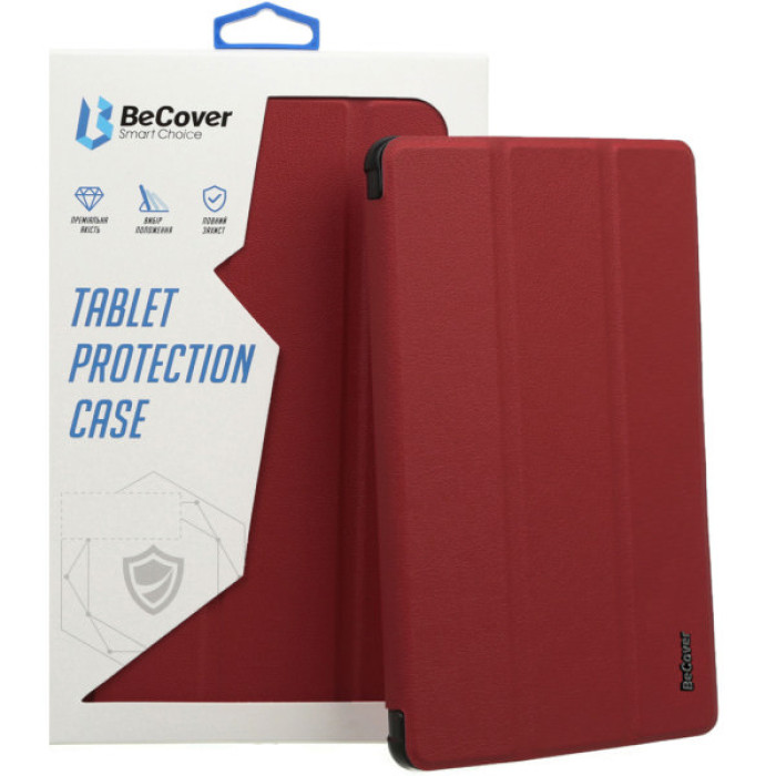 Чохол до планшета BeCover Smart Case Samsung Galaxy Tab S10 FE Plus (SM-X620/SM-X626) 13.1" Red Wine (713385)