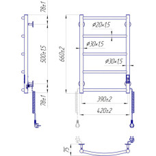 Сушарка для рушників MARIO Класік НР-I (2.3.0113.10.WG)