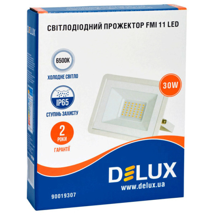Прожектор Delux FMI 11 30Вт 6500K IP65 (90019307)