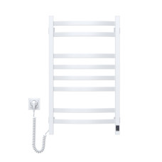 Сушарка для рушників Navin Avalon, 800х480 , таймер-регулятор, сталь, білий, ліве підключення (12-103153-4880)