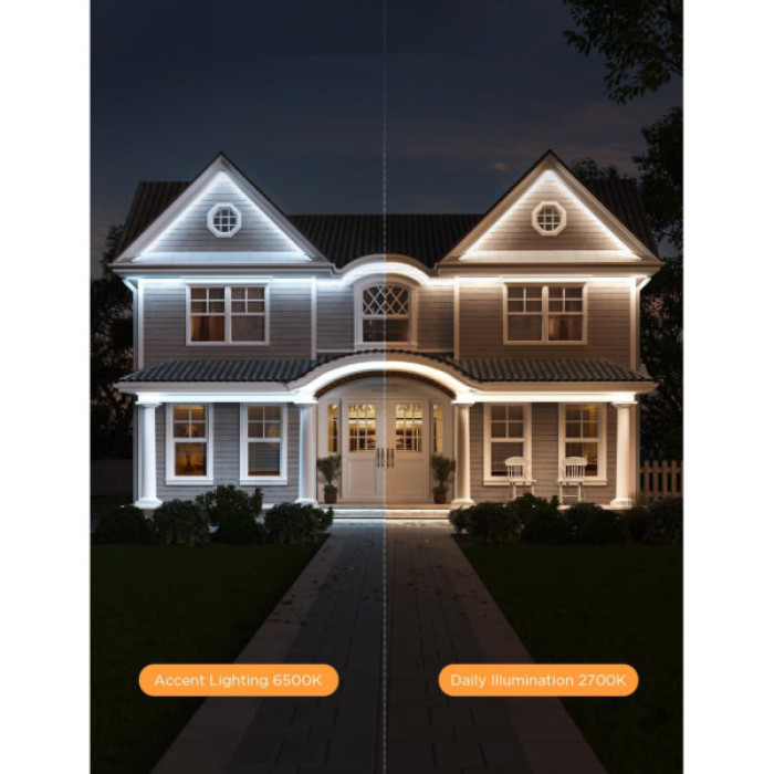 Світлодіодна стрічка Govee H70A1 Phantasy Outdoor LED, 10.0m, RGBICWW, WI-FI/Bluetooth, white (H70A13D1)