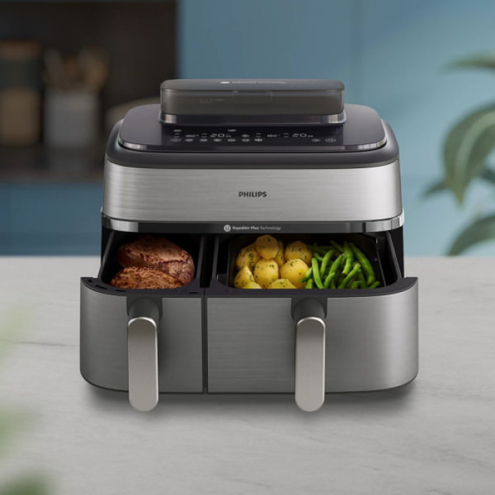 Мультипіч Philips Dual Basket Airfryer 5000 Series (NA555/00)