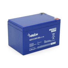 Батарея до ДБЖ Merlion GLO 12V 12Ah GEL (GLO12120F2 GEL)
