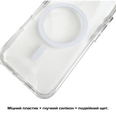 Чохол до мобільного телефона BeCover Space Case MagSafe Apple iPhone 16e Transparent (713884)