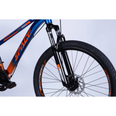 Велосипед Space 26" MERCURY DD FR рама-13" AL 2026 синьо-помаранчевий (OPS-SP-26-081)