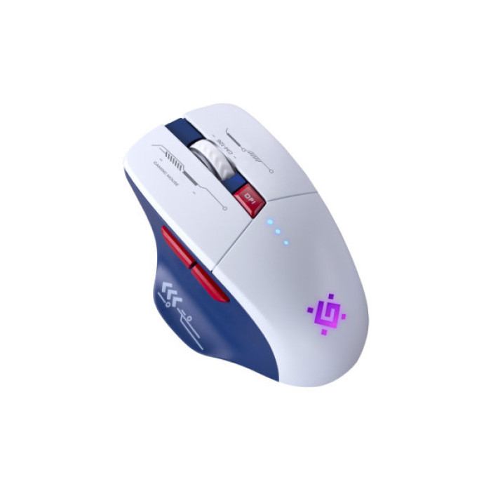 Мишка Defender Tisa GM-126 LED Wireless/Bluetooth White/Blue (52126)