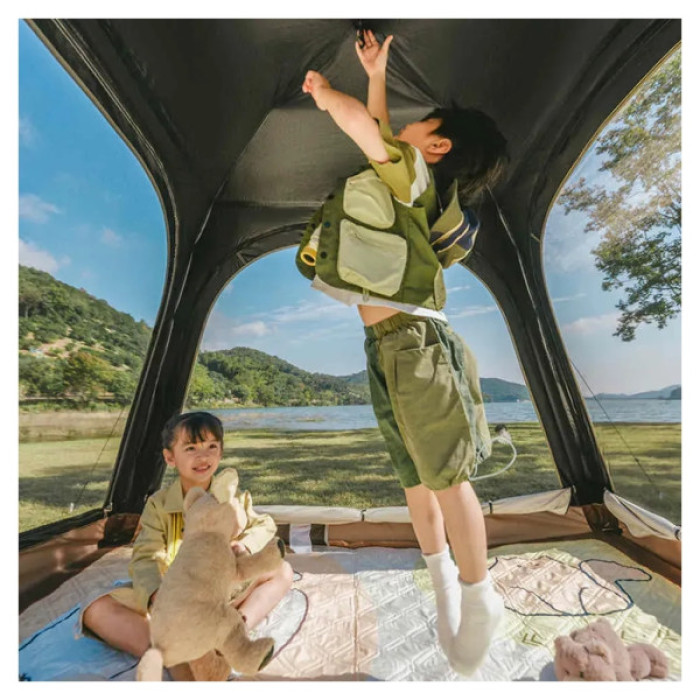 Намет Naturehike тримісний автоматичний Ango CNK2550WS010, L, коричневий (6975641888000)