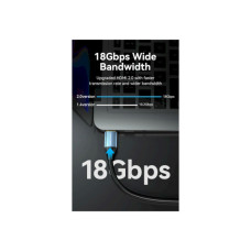 Кабель мультимедійний HDMI M to HDMI M 5.0m V2.0 4K60Hz blue Vention (ALHSJ)