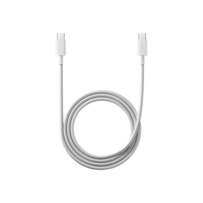 Дата кабель USB-C to USB-C 1.0m 6A braided white Xiaomi (1169403)