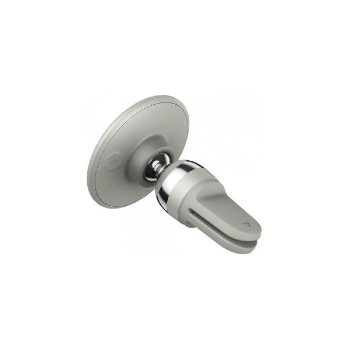 Універсальний автотримач Baseus Magnetic (на решітку) creamy-white (SUCC000102)