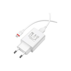 Зарядний пристрій BOROFONE BA21A Long Journey USB QC3.0 + cable USB to Micro 5P 18W White (6931474702470)