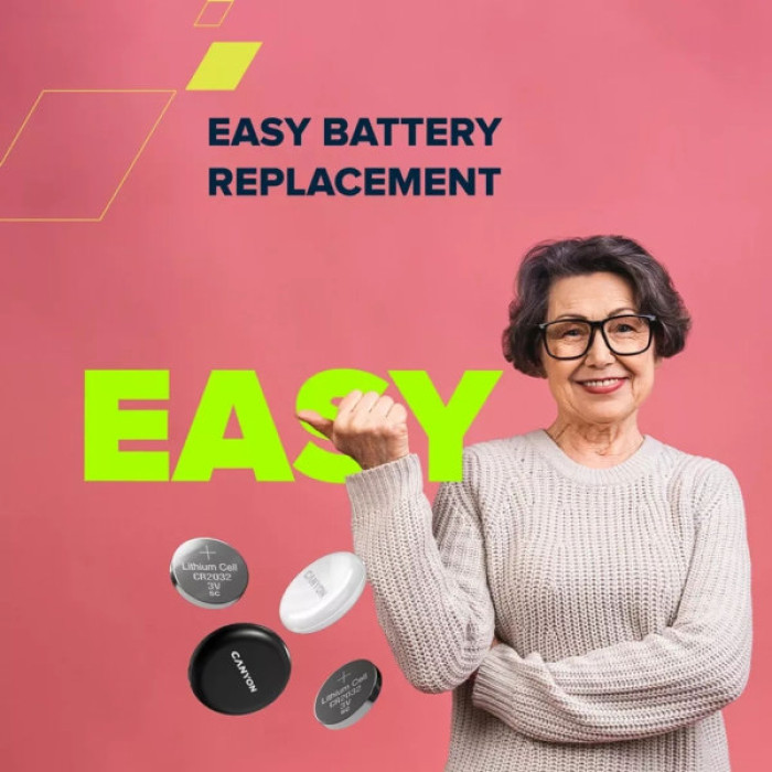 Пошукова система Canyon OnTag 1 Anti-Lost Smart Tracker iOS White (CNE-PT01SW)