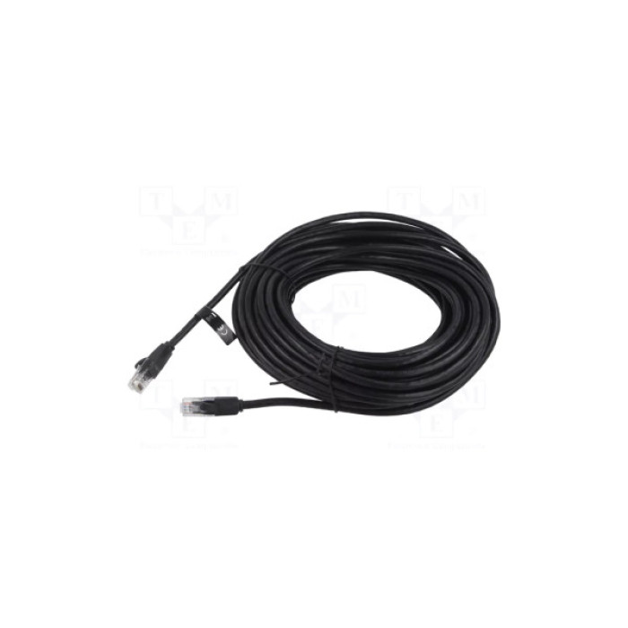 Патч-корд 20м, UTP cat 6 RJ-45 black Vention (IBEBQ)