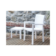 Стіл садовий PAPATYA до шезлонга Suda темно-зелений (4349)