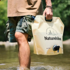 Відро складне Naturehike CNK2450CF027 для води 10 л, жовте (6927595798355)
