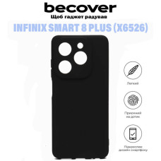 Чохол до мобільного телефона BeCover Infinix Smart 8 Plus (X6526) Black (710884)