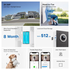 Відеодомофон TP-Link Tapo D235 (TAPO-D235)