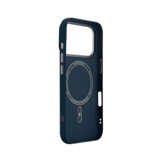 Чохол до мобільного телефона Armorstandart LikeCarbon2 MagCase Apple iPhone 17 Pro Kevlar Dark Blue (ARM88554)