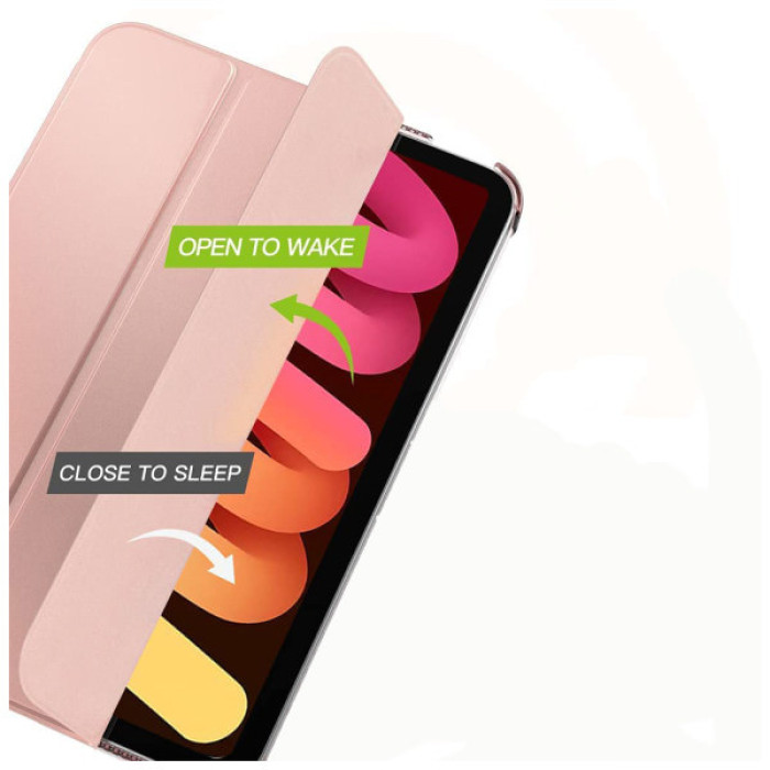 Чохол до планшета BeCover Tri Fold Hard Apple iPad Air 5 (2022) 10.9" Pink (709664)