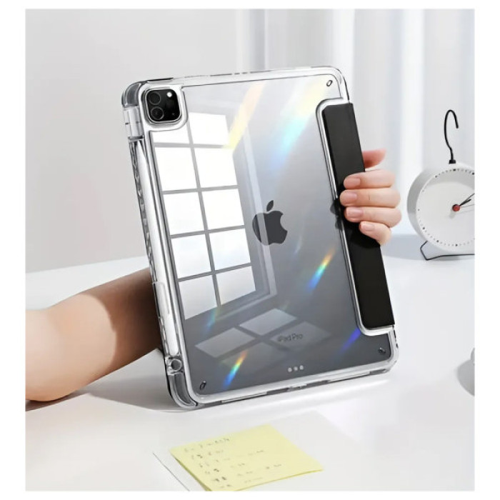 Чохол до планшета BeCover Ultra Slim Origami Transparent Apple iPad Pro 13" M4 2024 Black (711693)