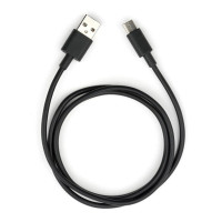 Дата кабель USB 2.0 AM to USB-C 1.0m PVC black Vinga (VCPDCTC1BK)