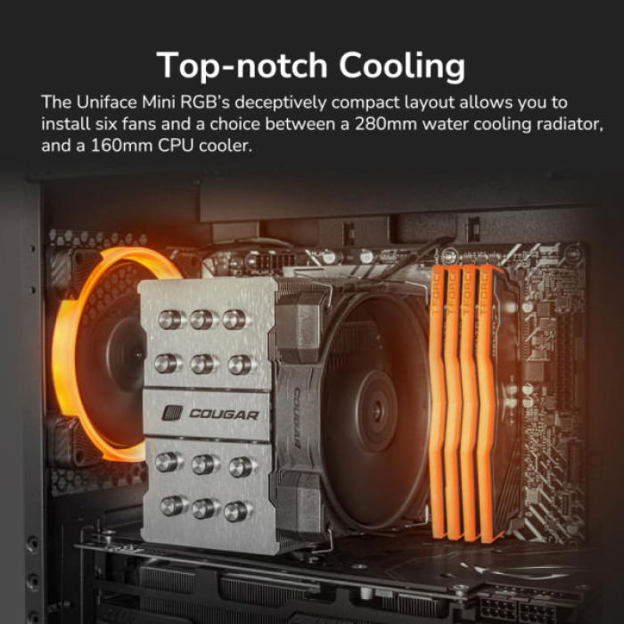 Корпус Cougar UNIFACE MINI RGB Black