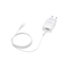 Зарядний пристрій HOCO C72A Glorious single port charger set(Type-C) White (6931474713018)